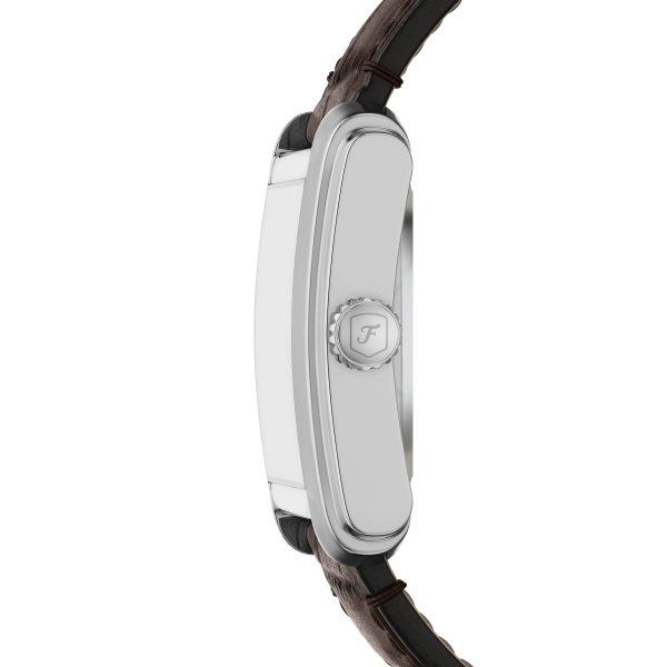 Fossil Carraway 30mm Automatic Croco Leather Watch - Preorder