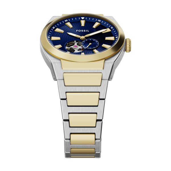 Fossil Everett 42mm Automatic Stainless Steel Watch - Preorder