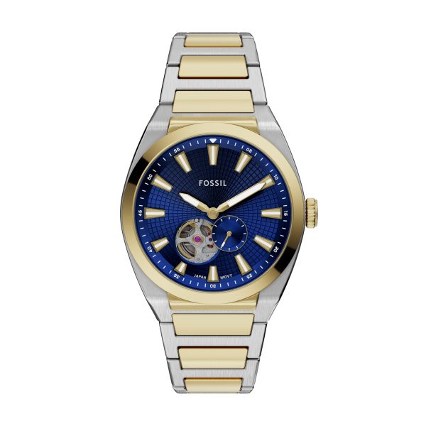 Fossil Everett 42mm Automatic Stainless Steel Watch - Preorder