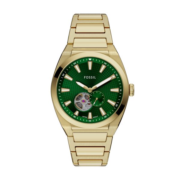Fossil Everett 42mm Automatic Stainless Steel Watch - Preorder