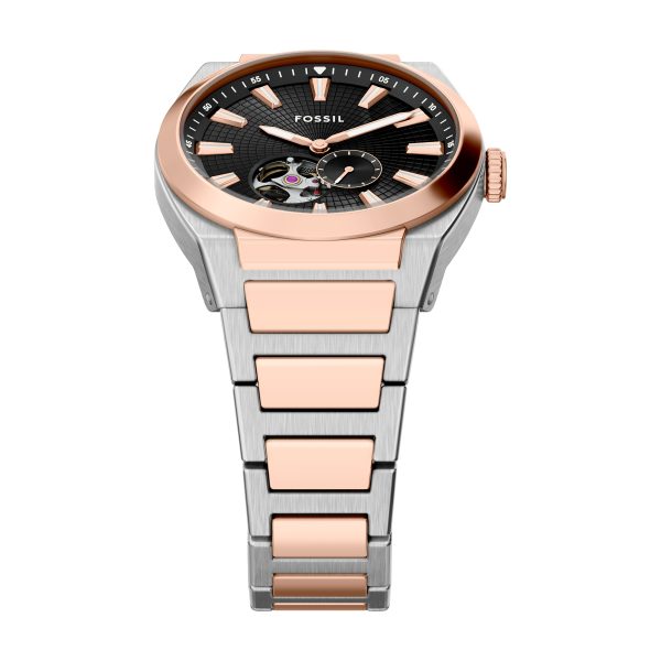 Fossil Everett 42mm Automatic Stainless Steel Watch - Preorder
