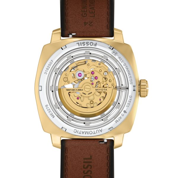 Fossil Machine 45mm Automatic Leather Watch - Preorder