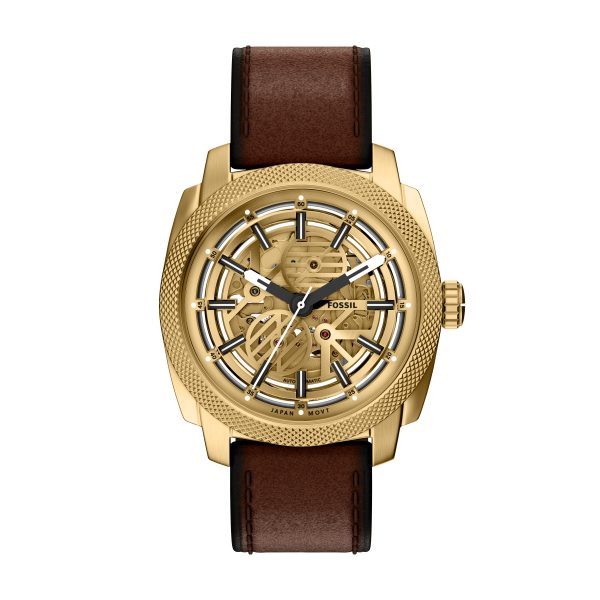 Fossil Machine 45mm Automatic Leather Watch - Preorder