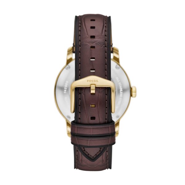 Fossil Heritage 44mm Automatic Croco Leather Watch - Preorder