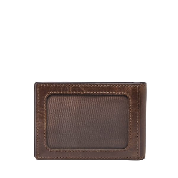 Fossil Derrick Leather Money Clip Bifold Wallet - Preorder