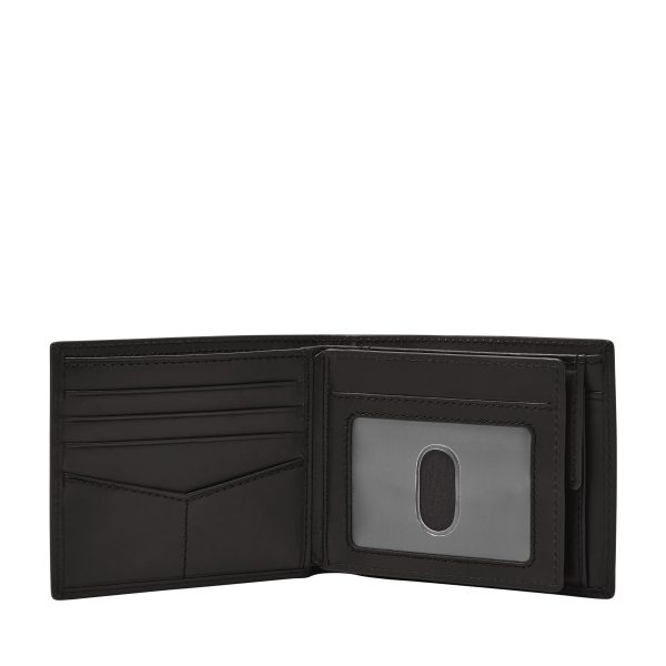 Fossil Derrick Leather RFID Large Coin Pocket Bifold Wallet - Preorder