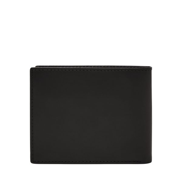 Fossil Derrick Leather RFID Large Coin Pocket Bifold Wallet - Preorder