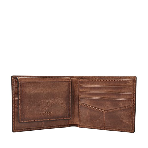 Fossil Derrick Leather RFID Passcase Wallet - Preorder