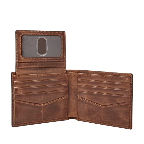 Fossil Derrick Leather RFID Passcase Wallet - Preorder