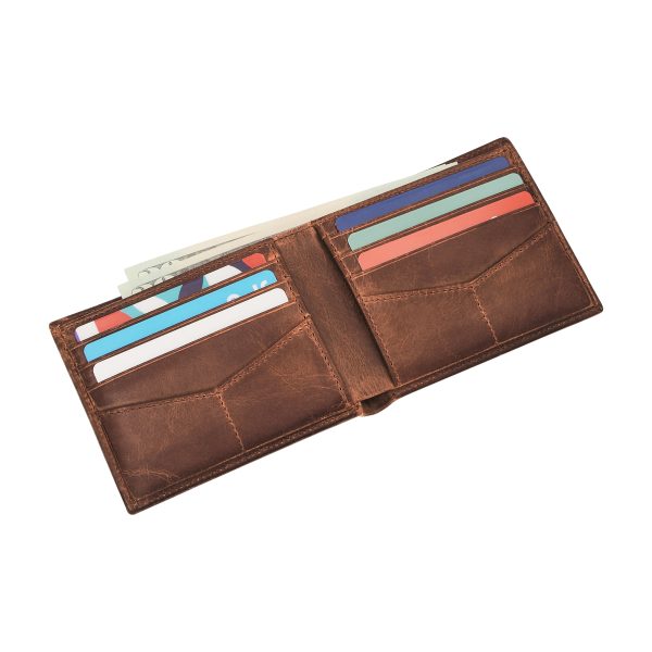 Fossil Derrick Leather RFID Passcase Wallet - Preorder