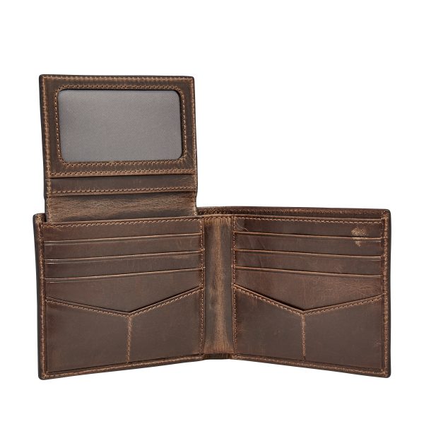 Fossil Derrick Leather RFID Passcase Wallet - Preorder