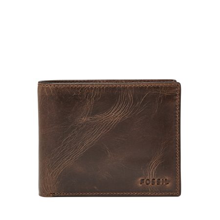 Fossil Derrick Leather RFID Passcase Wallet - Preorder