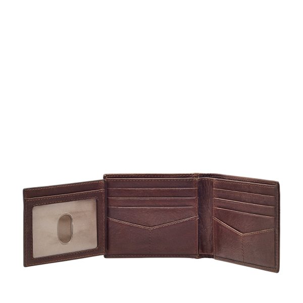 Fossil Ingram RFID Bifold with Flip ID - Preorder