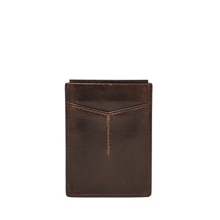 Fossil Derrick Leather RFID Magnetic Card Case Wallet - Preorder