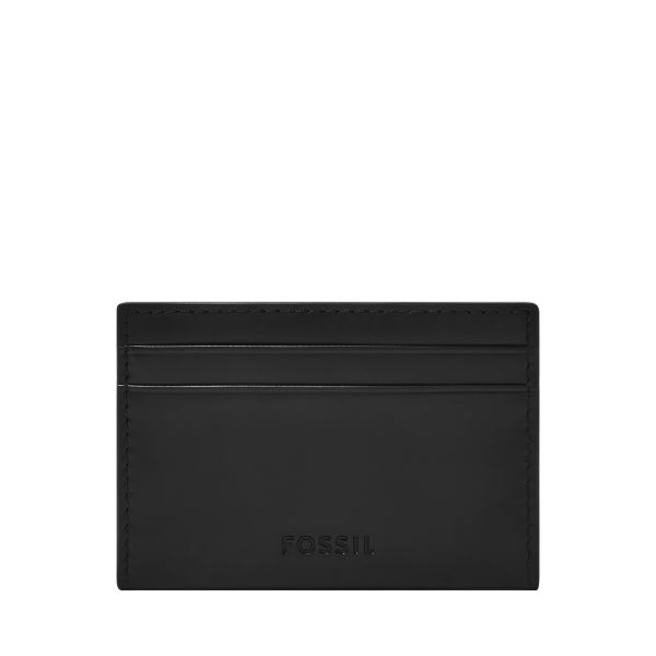 Fossil Derrick Leather Card Case - Preorder