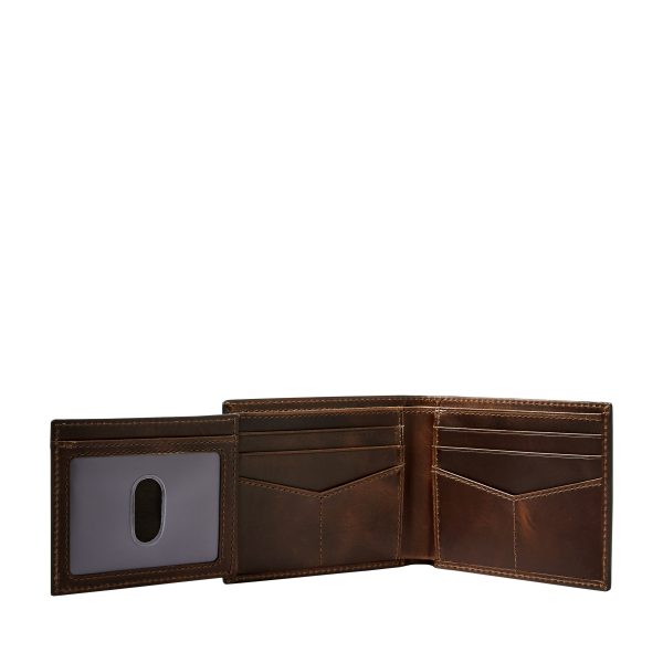 Fossil Derrick Bifold w/ Flip ID and Belt Gift Set - Preorder
