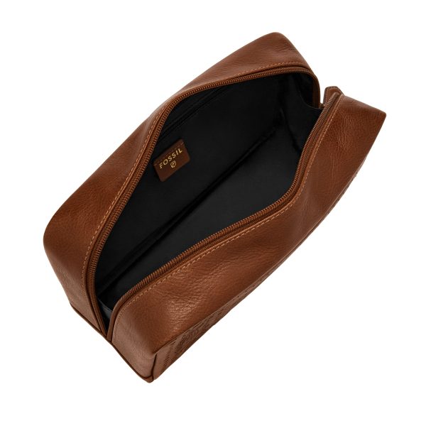 Fossil Gift Leather Dopp Kit - Preorder
