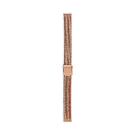 Fossil 12mm Rose Gold-Tone Stainless Steel Mesh Bracelet - Preorder