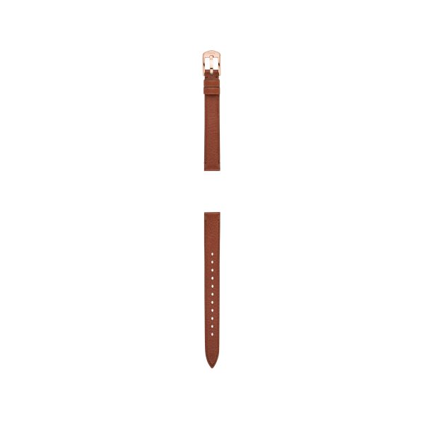 Fossil 12mm Medium Brown LiteHide™ Leather Strap - Preorder