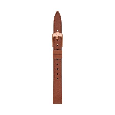 Fossil 12mm Medium Brown LiteHide™ Leather Strap - Preorder