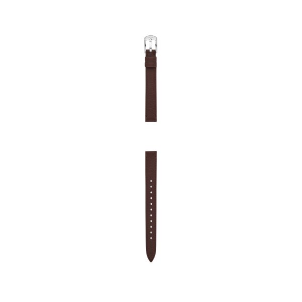 Fossil 12mm Dark Brown LiteHide™ Leather Strap - Preorder