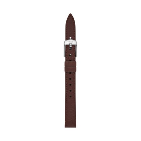 Fossil 12mm Dark Brown LiteHide™ Leather Strap - Preorder