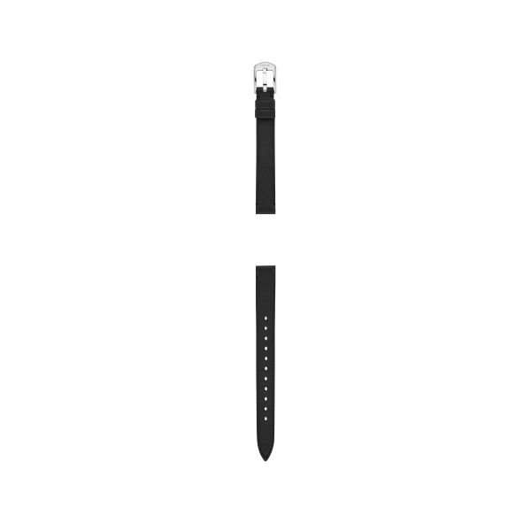 Fossil 12mm Black LiteHide™ Leather Strap - Preorder