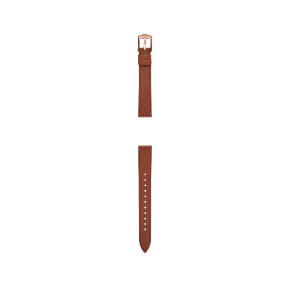Fossil 14mm Medium Brown LiteHide™ Leather Strap - Preorder