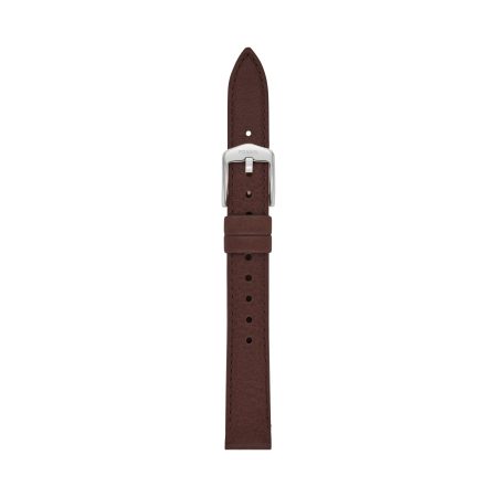 Fossil 14mm Dark Brown LiteHide™ Leather Strap - Preorder
