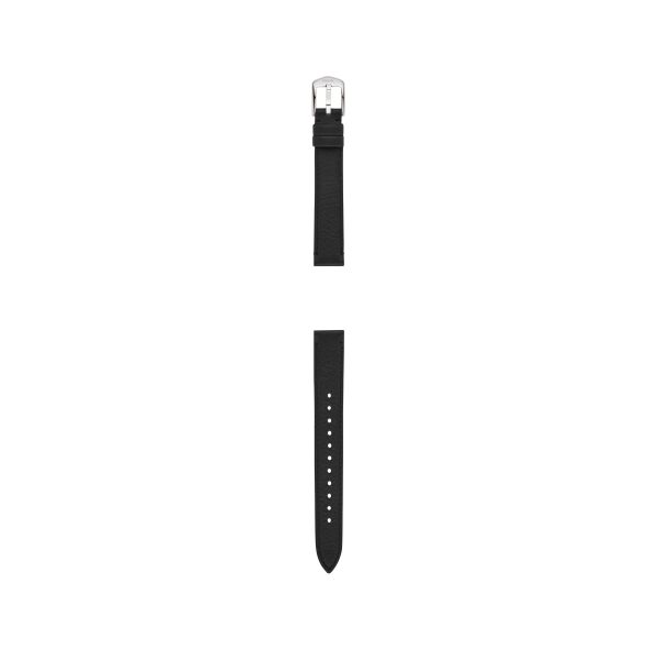 Fossil 14mm Black LiteHide™ Leather Strap - Preorder