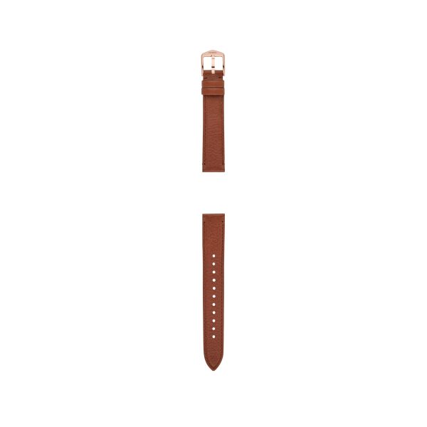 Fossil 16mm Medium Brown LiteHide™ Leather Strap - Preorder