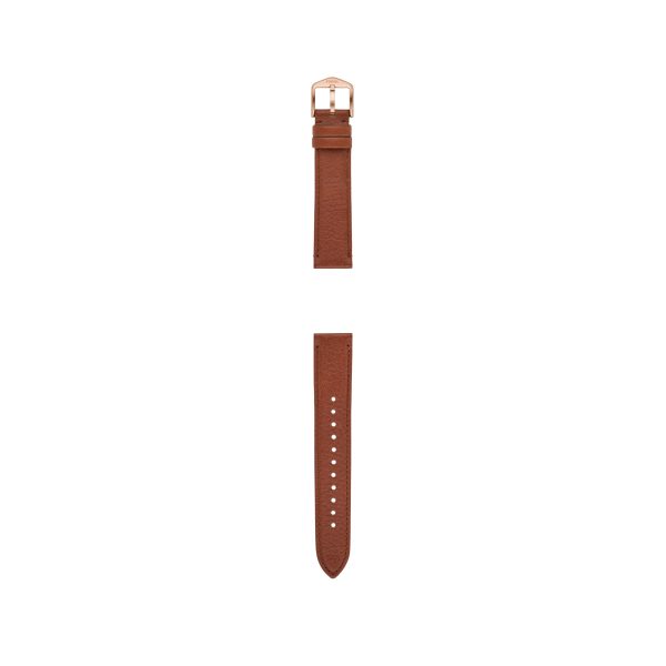 Fossil 18mm Medium Brown LiteHide™ Leather Strap - Preorder