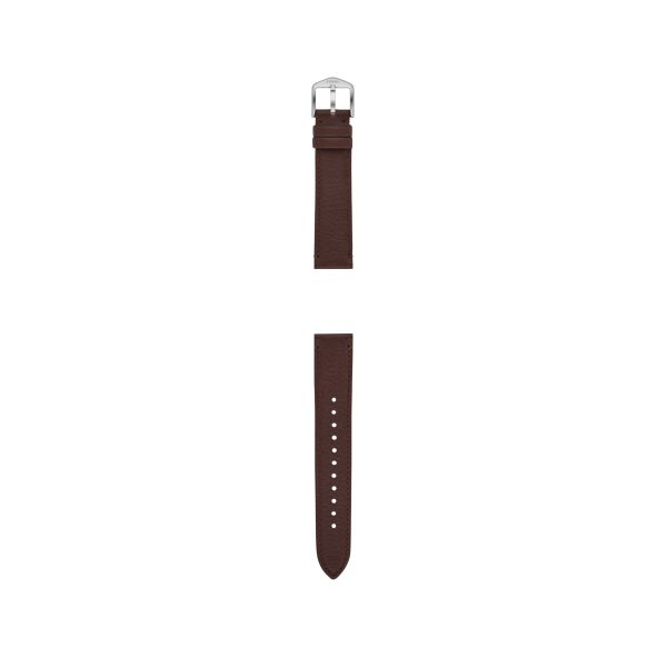 Fossil 18mm Dark Brown LiteHide™ Leather Strap - Preorder