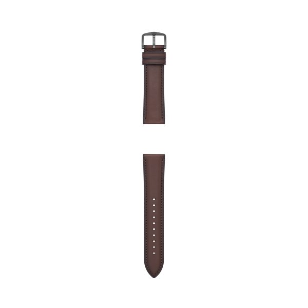 Fossil 22mm Dark Brown LiteHide™ Leather Strap - Preorder
