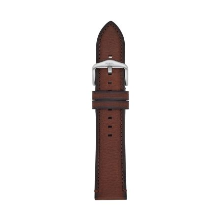 Fossil 22mm Dark Brown LiteHide™ Leather Strap - Preorder
