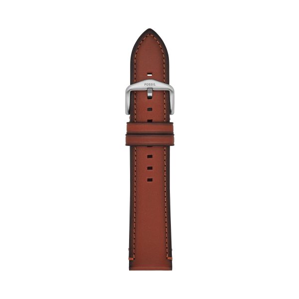 Fossil 22mm Amber LiteHide™ Leather Strap - Preorder