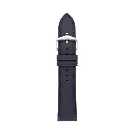 Fossil 22mm Navy LiteHide™ Leather Strap - Preorder