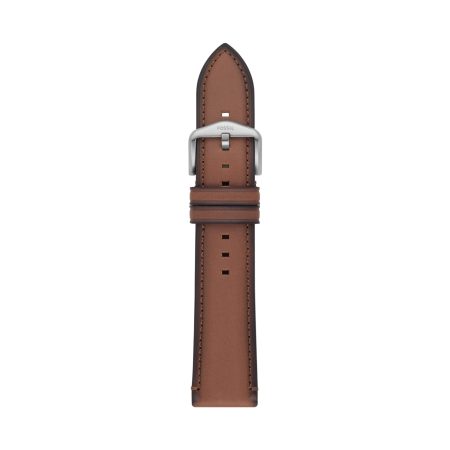 Fossil 22mm Medium Brown LiteHide™ Leather Strap - Preorder