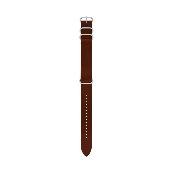 Fossil 22mm Brown Leather Strap - Preorder