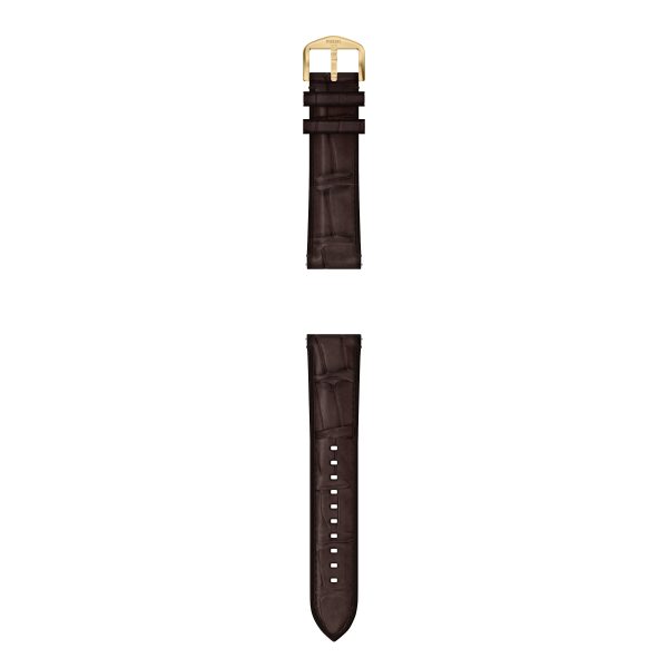 Fossil 22mm Brown Leather Watch Strap - Preorder