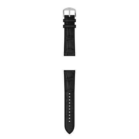 Fossil 22mm Black Leather Watch Strap - Preorder