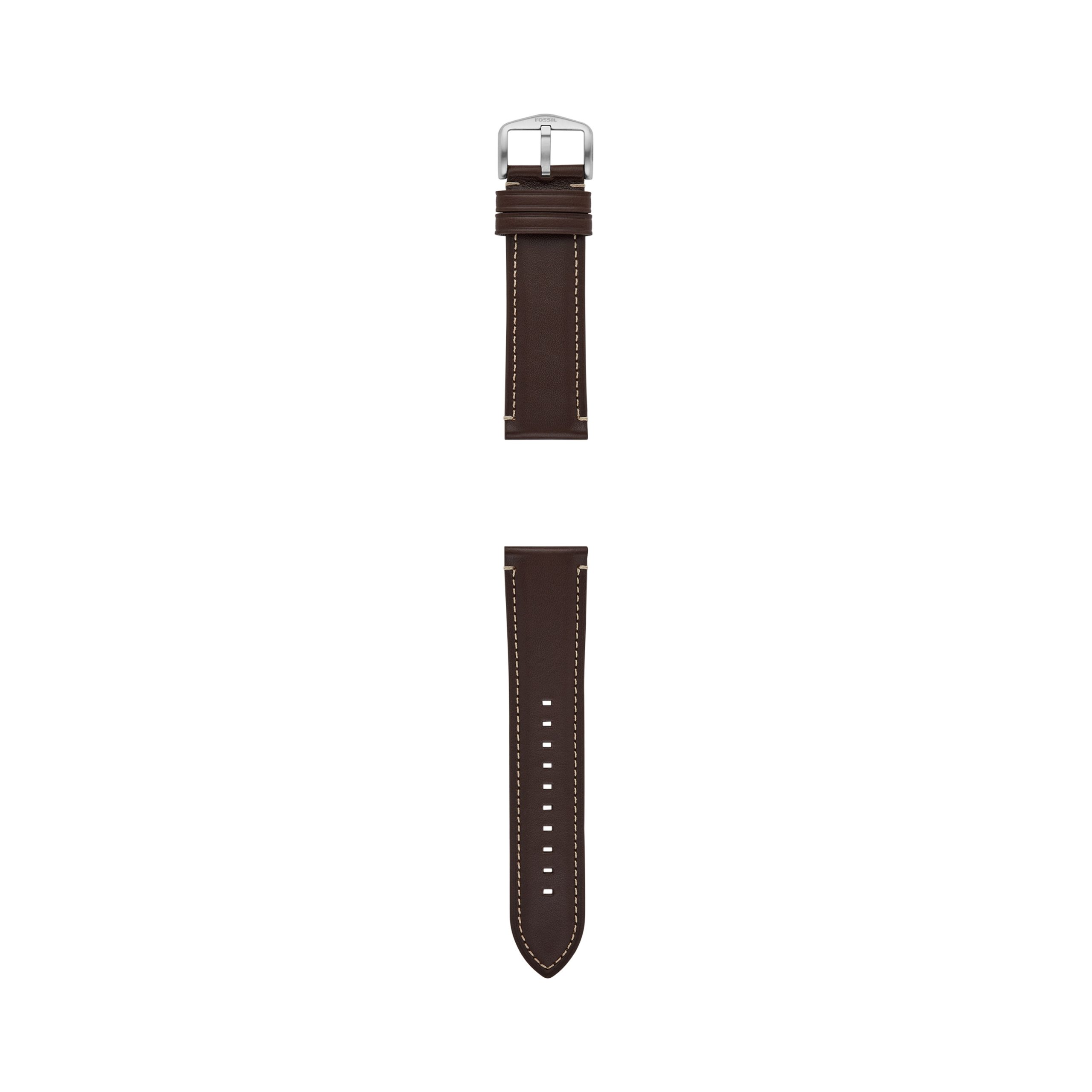 Fossil 24mm Dark Brown LiteHide™ Leather Strap - Preorder - Image 4