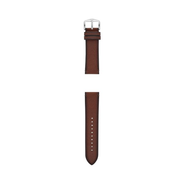 Fossil 24mm Light Brown LiteHide™ Leather Strap - Preorder