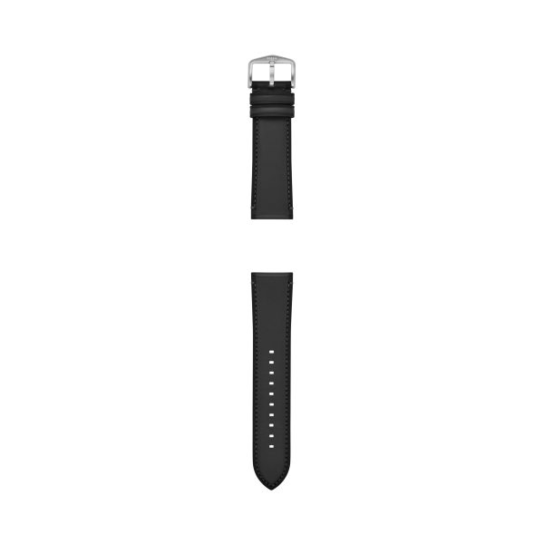Fossil 24mm Black LiteHide™ Leather Strap - Preorder