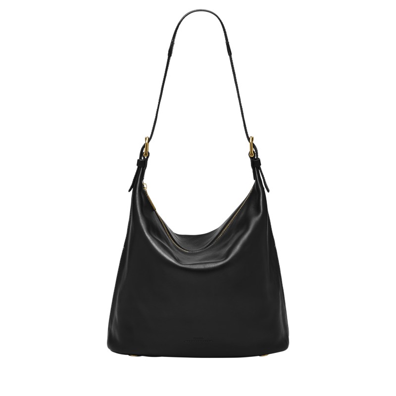 Fossil Shae Small Hobo Black leather bag 2026