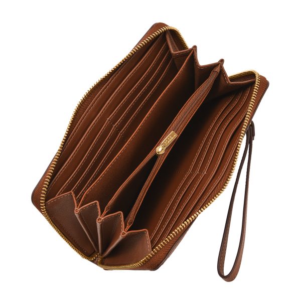 Fossil Logan RFID Zip Around Clutch - Preorder