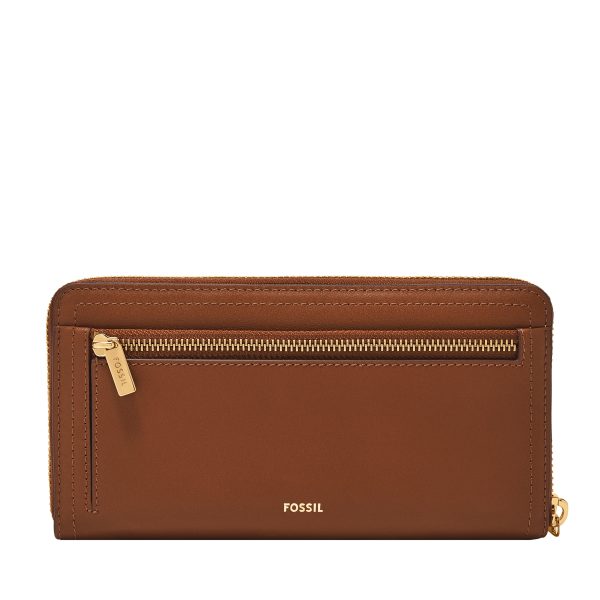 Fossil Logan RFID Zip Around Clutch - Preorder