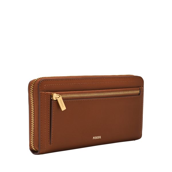 Fossil Logan RFID Zip Around Clutch - Preorder