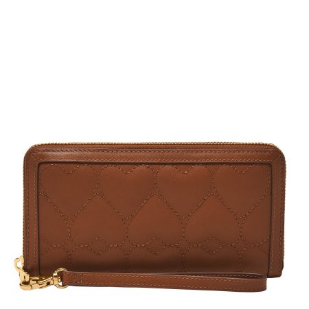 Fossil Logan RFID Zip Around Clutch - Preorder