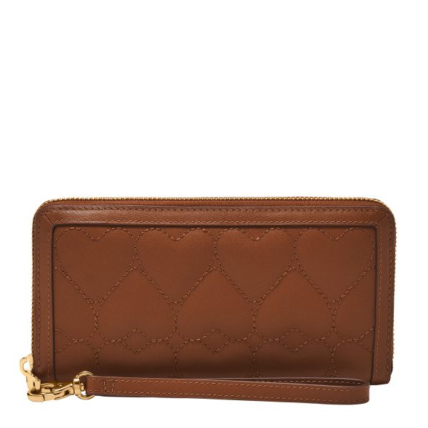 Fossil Logan RFID Zip Around Clutch - Preorder